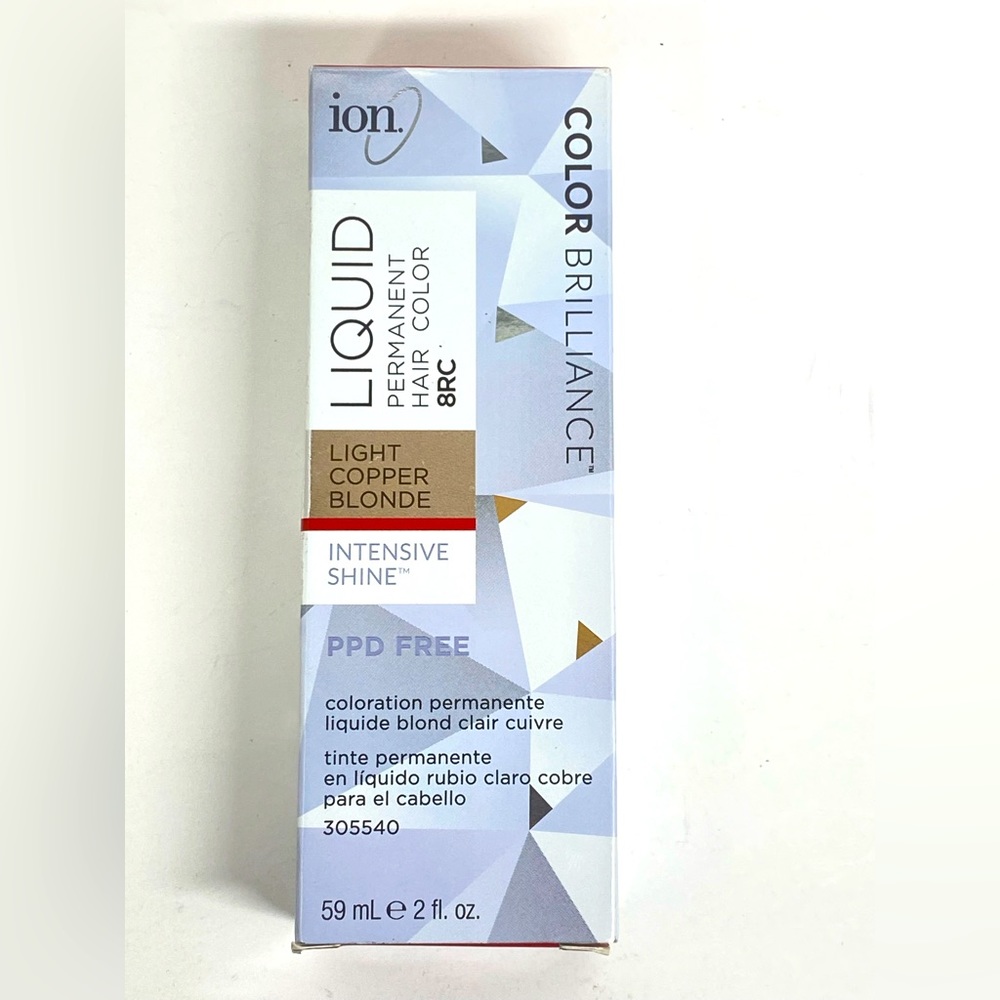 COLOR BRILLIANCE LIGHT COPPER BLONDE 8RC 2 FL. OZ. LIQUID PERMANENT HAIR COLOR